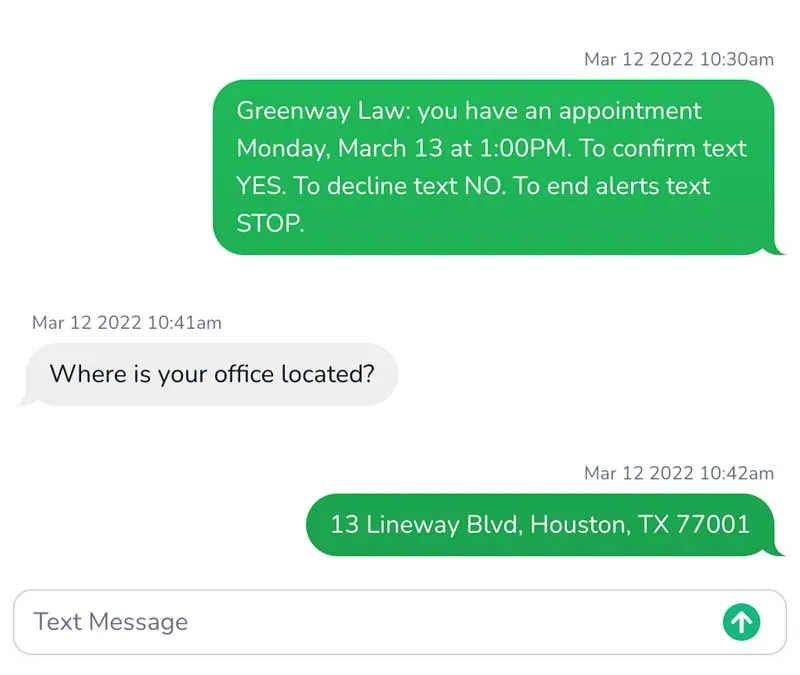 Inbox user interface